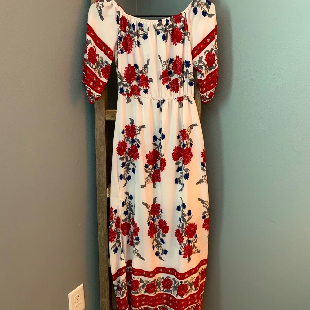 Long floral dress